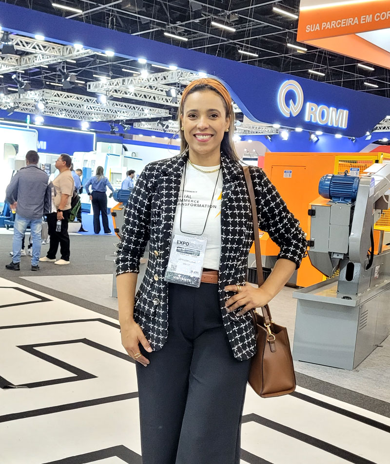 Werica Teco - DIRETORA DE MARKETING B2B/B2C/D2C em visita EXPOMAFE 2025